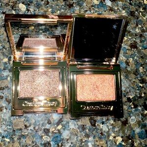 Charlotte tilbury Hypnotising Pop shots eyeshadow in Rose Gold and Smokey Quartz